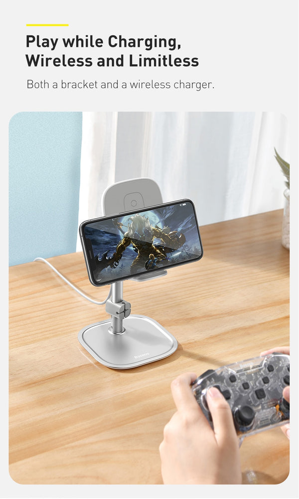 Universal Phones and Tablets Holder with Wirless Charger